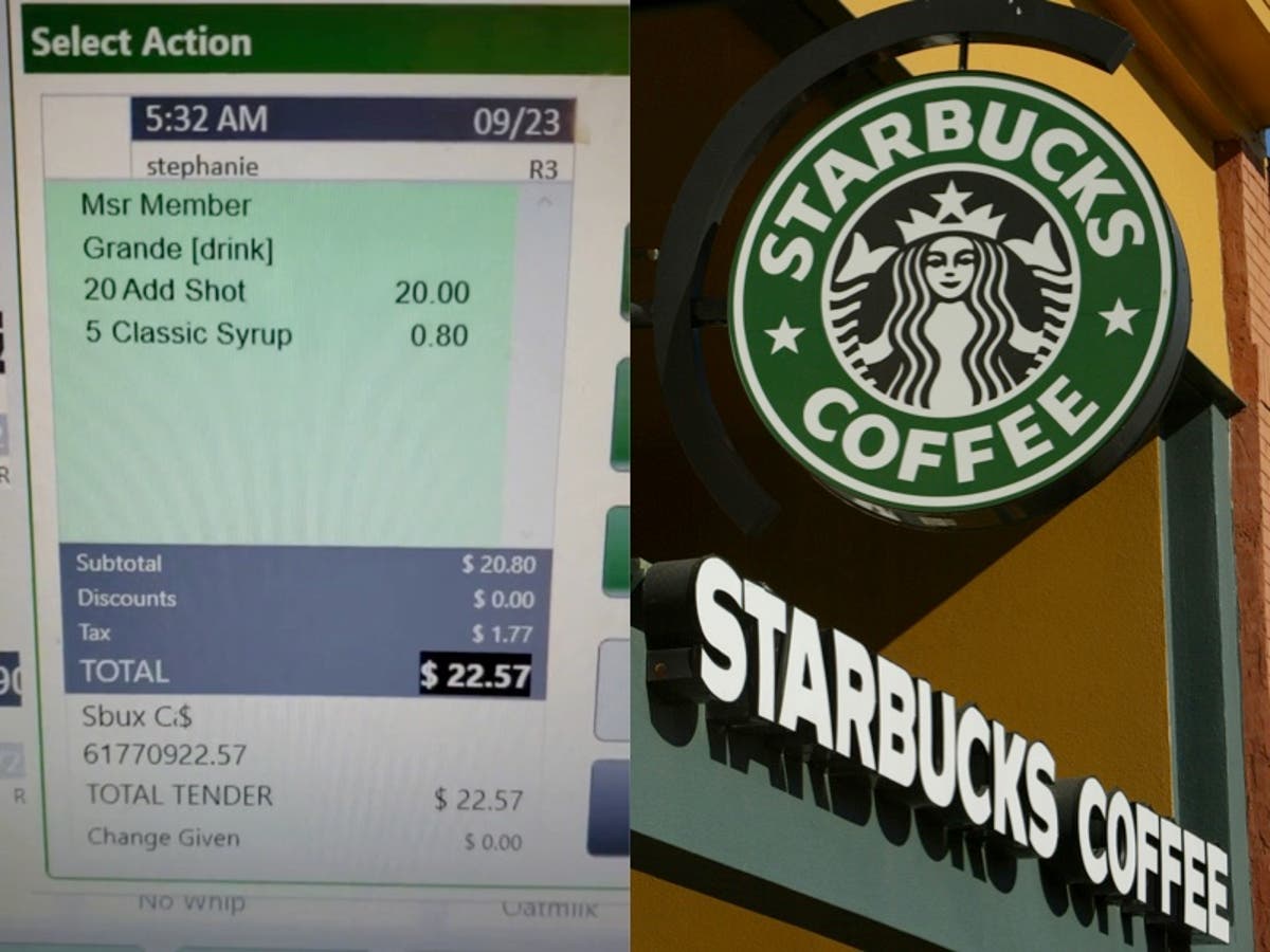 Starbucks customer stuns with 20 espresso shots order in one drink ‘Is